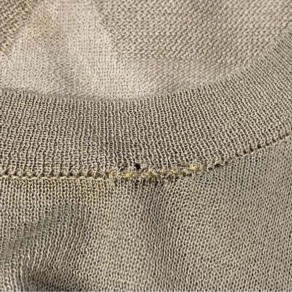 Rag & Bone Ola Viscose Crew Slim Fit Sweater in Dark Olive Oil - Picture 11 of 12